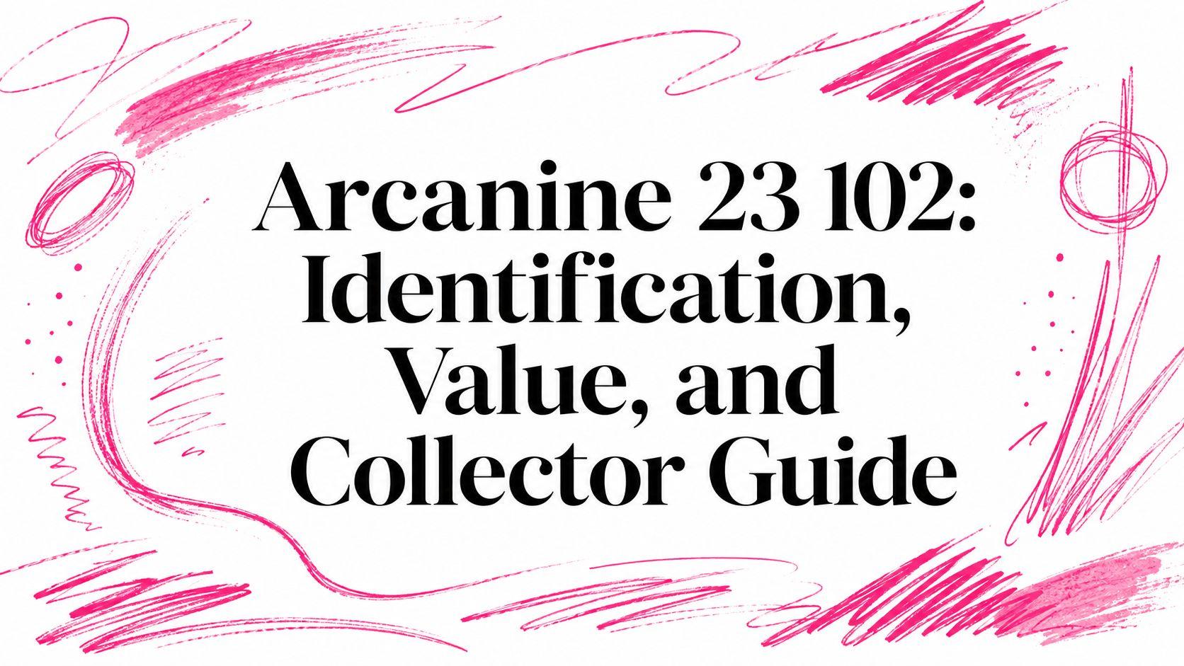 Arcanine 23 102: Identification, Value, and Collector Guide